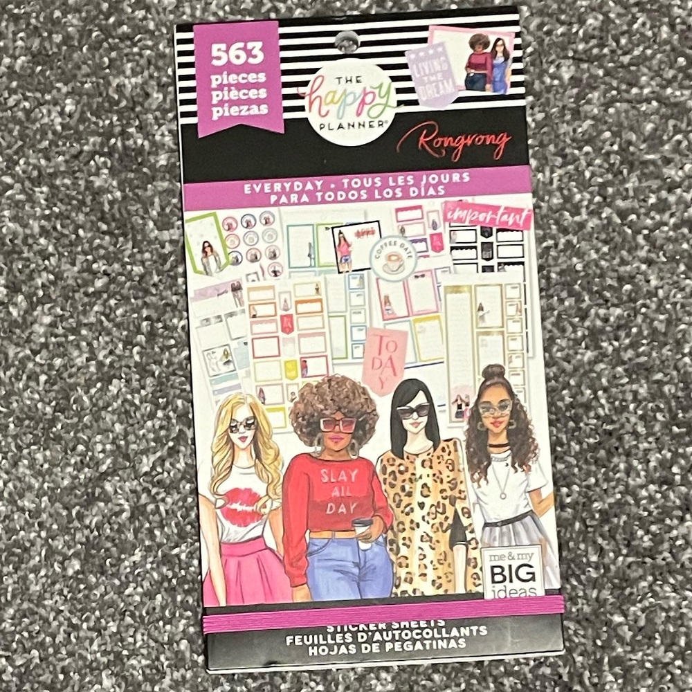 The Happy Planner Rongrong Functional Value Pack Stickers